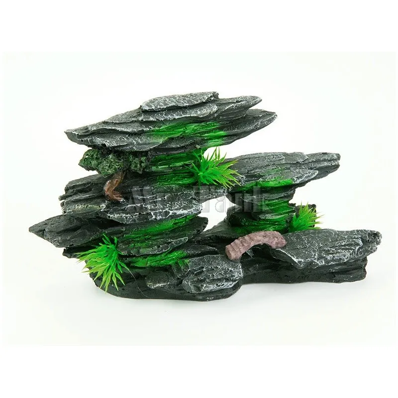 

Mr.Tank New Artificial Rockery Aquarium Ornament Fish Tank Hiding Landscape Decorations Resin Mountain View Accessories