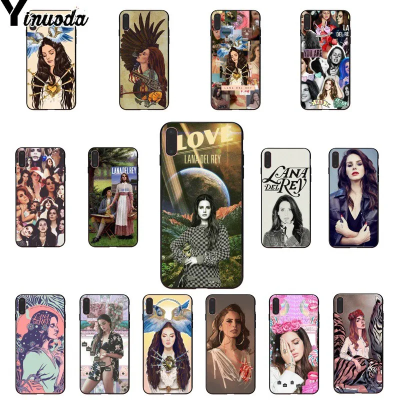 Yinuoda Lana Del Rey новое поступление черный чехол для мобильного телефона iPhone X XS MAX 6 6s 7