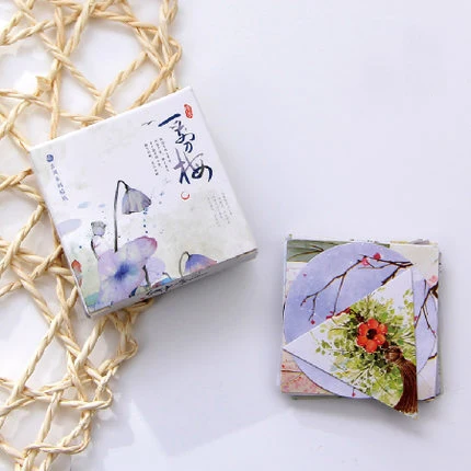 40 шт. DIY Kawaii Девушка милый цветок бумажная наклейка креативный винтажный Романтичный подарок Любовь скрапбукинг украшения дневника Канцелярские Принадлежности Декор