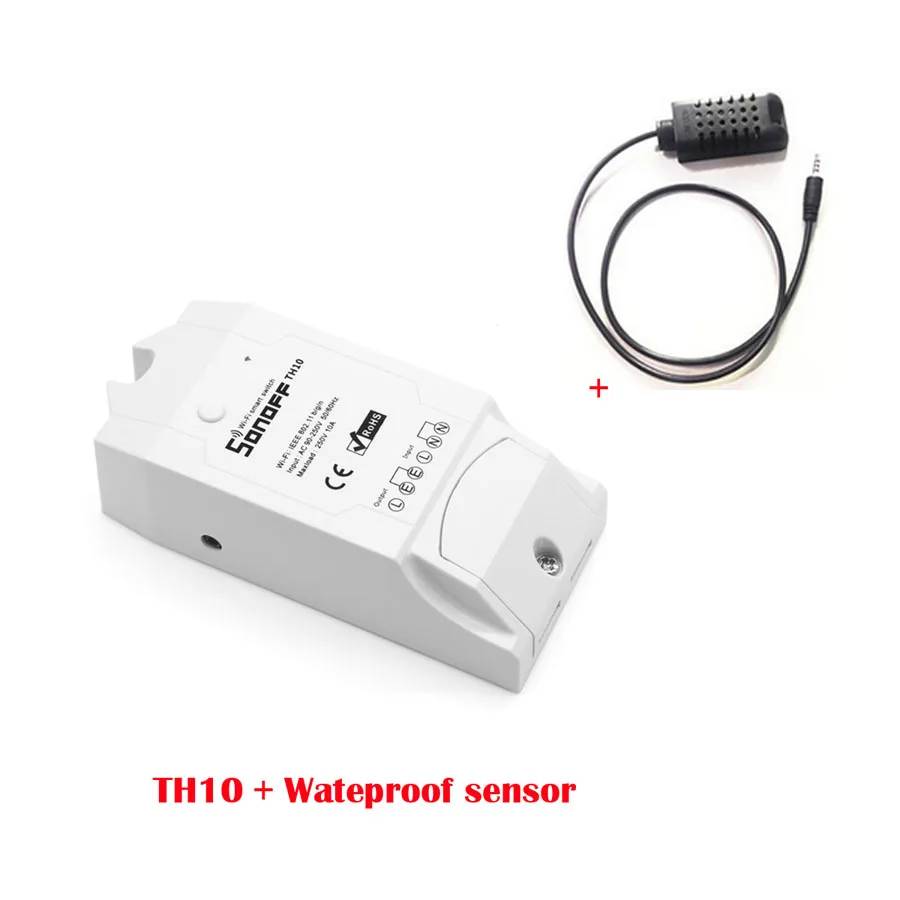 Sonoff TH10 T16 умный WiFi переключатель DIY умный дом беспроводной контроллер температуры и влажности Термостат модуль для IOS Android
