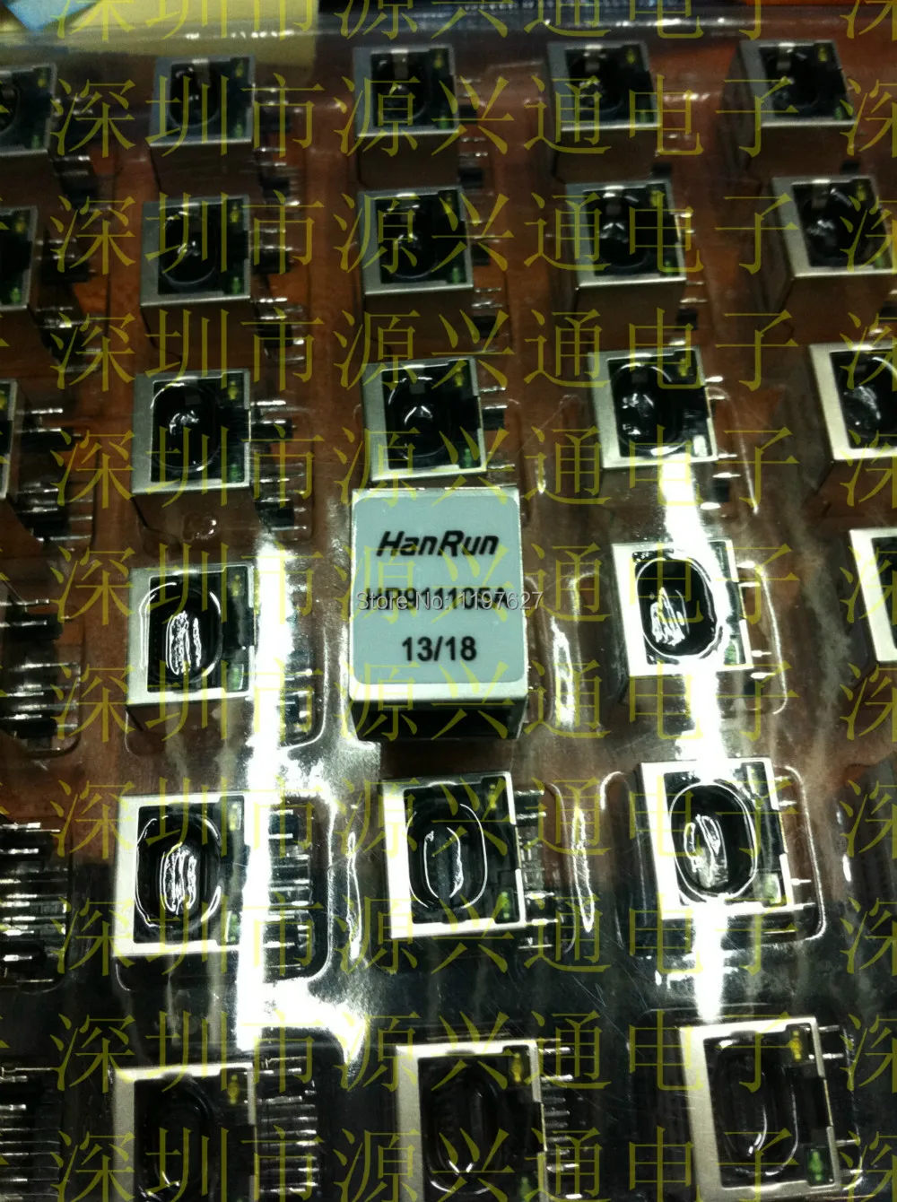 Разъем RJ45 с одним портом, оригинальный HR911105 HR911105A 10 шт./лот