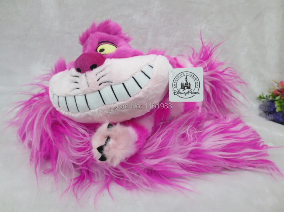 НОВЫЕ Приключения Алисы в стране чудес Чеширский кот плюшевая кукла 30 см хвост 110