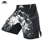 Спортивные мужские короткие шорты SUOTF с изображением черепа, для занятий ММА, большого размера, для занятий тайским боксом, тайгер, муай тай, кикбоксинг, mma