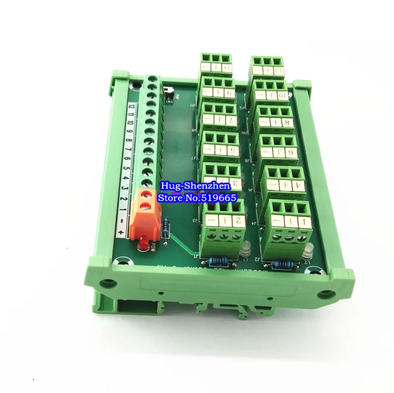 12-канальный датчик приближения PLC клеммный блок NPN/PNP совместимая карта захвата |