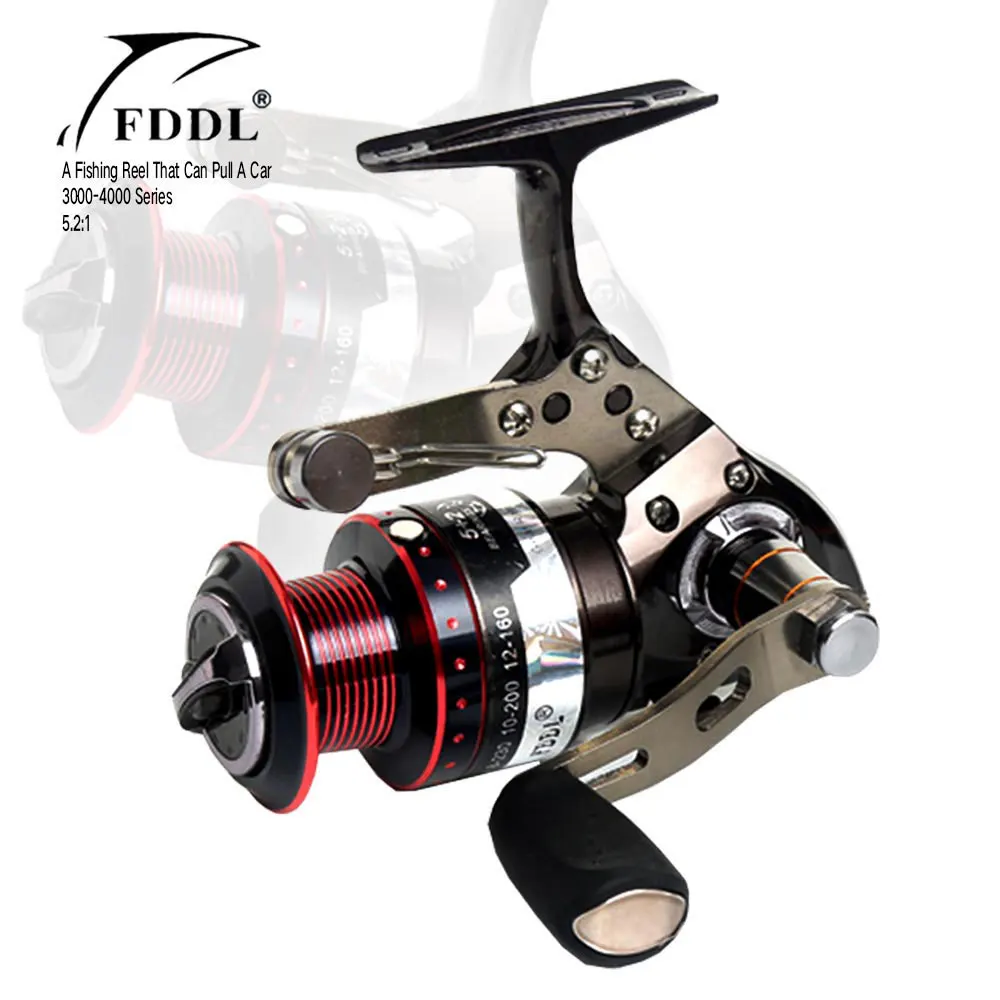 Исключительное качество давильные Рыбалка катушка 5 + 2 Подшипники Dyn 3000 4000 линия