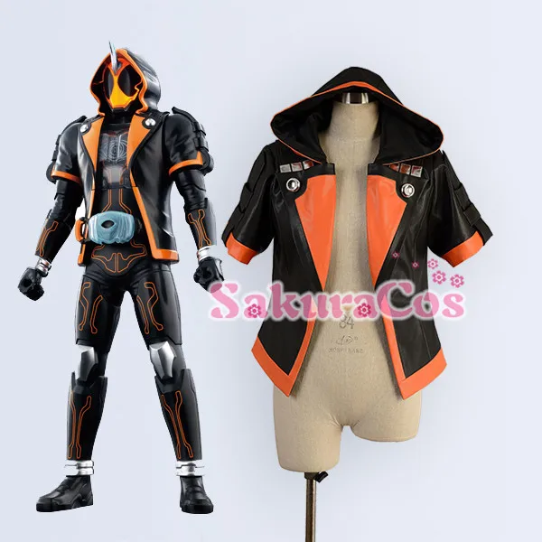 Аниме! Kamen Rider Ghost Ore Damashii толстовки Готическая Униформа куртка Косплей Костюм