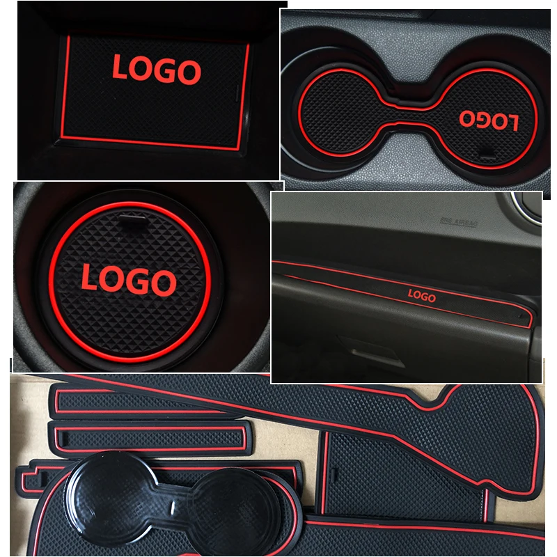 Противоскользящий коврик с прорезями для ворот резиновые подставки Mazda 5 Premacy 2011