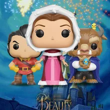 Новинка FUNKO POP официальная Красавица и Чудовище-зимний зверь, Кастон, Белль Виниловая фигурка коллекционная игрушка с оригинальной коробкой