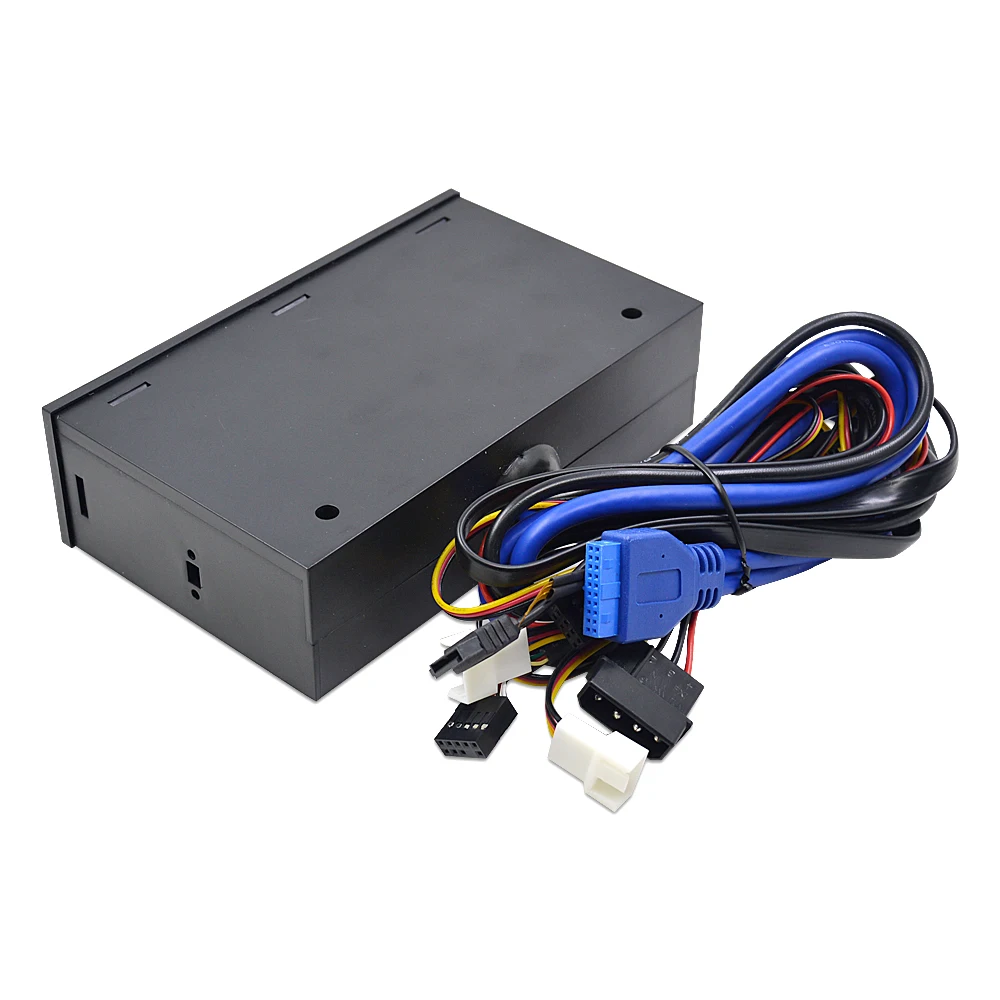 CHIPAL 5,2" Медиа панель многофункциональный USB 3,0 Передняя панель MMC MS XD CF устройство для чтения карт SD TF 3,5 мм интерфейс микрофона для наушников