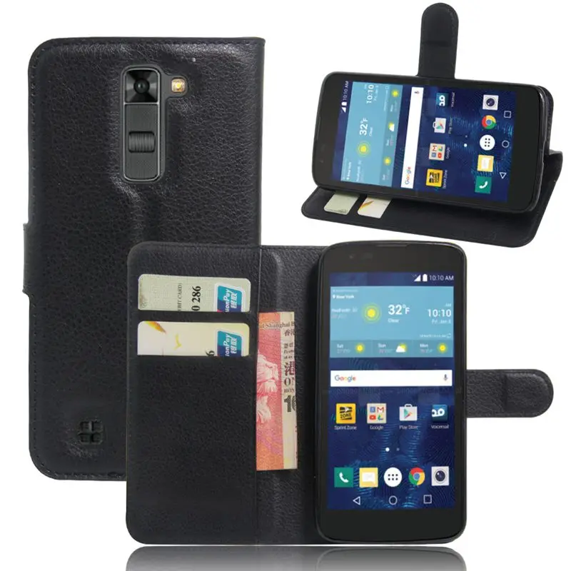 Высококачественный Роскошный кожаный чехол-книжка для смартфона LG K7 X210 X210DS MS330
