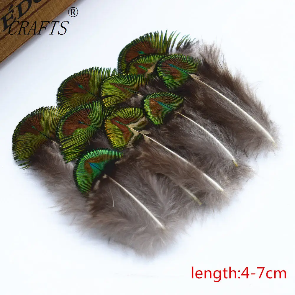 10 шт. перья павлина 4 7 см|peacock feathers|gold peacock feathersfeather feather |
