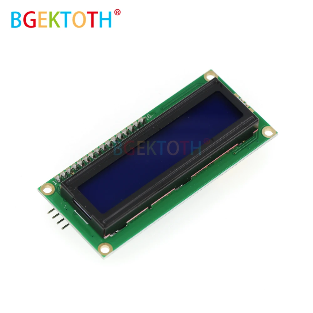 

Blue Display IIC/I2C/TWI/SPI Serial Interface 1602 16X2 Character LCD Backlight Module LCD-1602 5V For Arduno