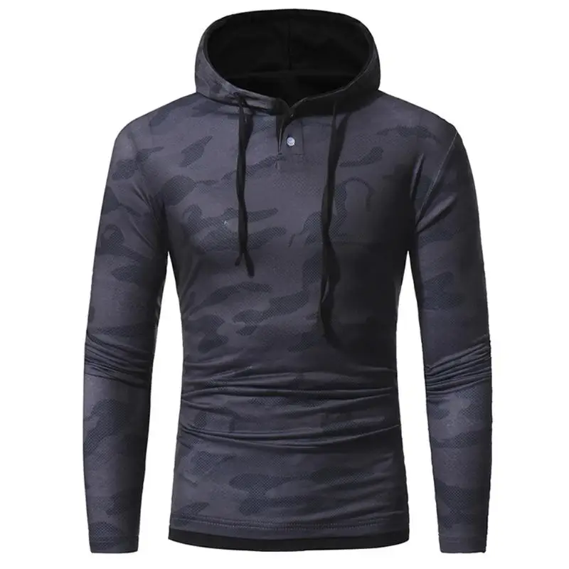Newest Autumn Winter Men Hoodies Hip Hop Casual Loose Camouflage Printed Sweatshirt Long Sleeve Stylish Male Hooded Tops | Мужская