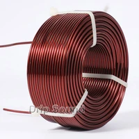 1pcs 1 8mm 2 5mh 6 2mh large power speaker crossover audio amplifier inductor 4n oxygen free copper wire coil brown