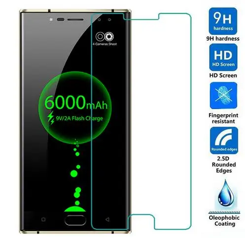 Закаленное стекло для Oukitel K3 2.5D 9H защитная пленка Взрывозащищенная Защита