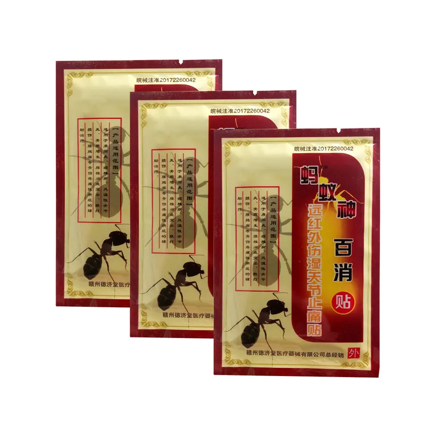 

8Pcs Far infrared Chinese Medicated Patches Ant venom Analgesic plaster for Joint Pain Neck Back Body Muscle pain relief Balm