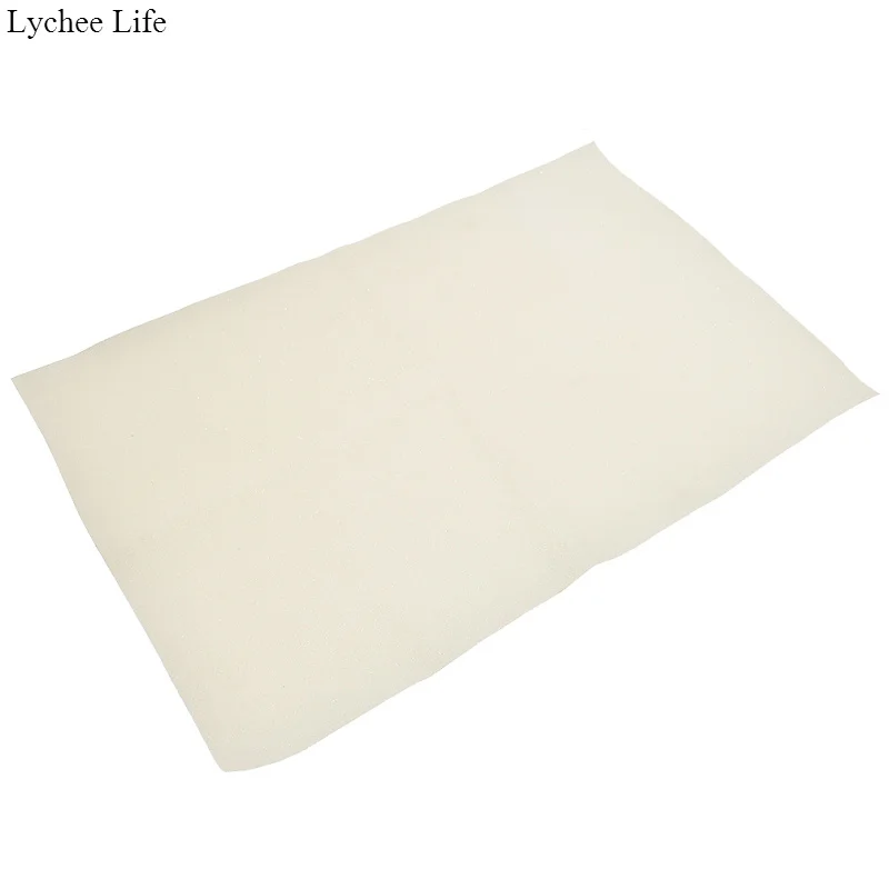 Lychee Life DIY блестящая искусственная кожа A3 ткань для женской одежды ручной работы