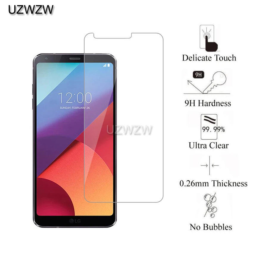 2 шт 0,26 мм Премиум Закаленное стекло для LG G6 стеклянная Защитная пленка для LG G6 5,7 дюймов Защитная пленка из закаленного стекла