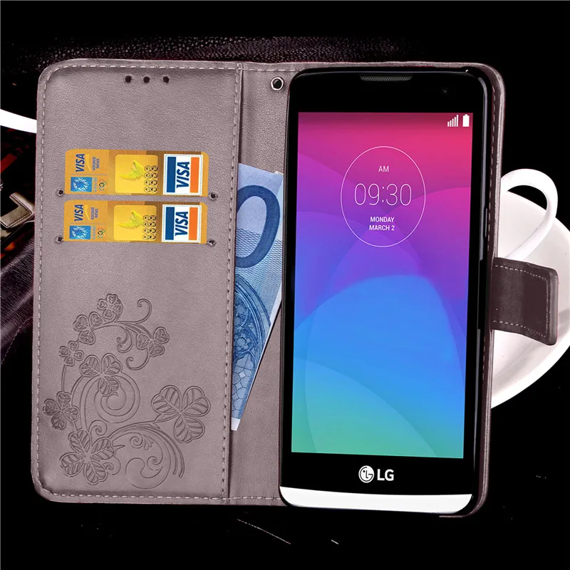 Роскошный кожаный флип-чехол-бумажник для LG Leon C40 C50 4G LTE H340N H320 H 324 H324 силиконовый чехол для телефона с отделениями для карт