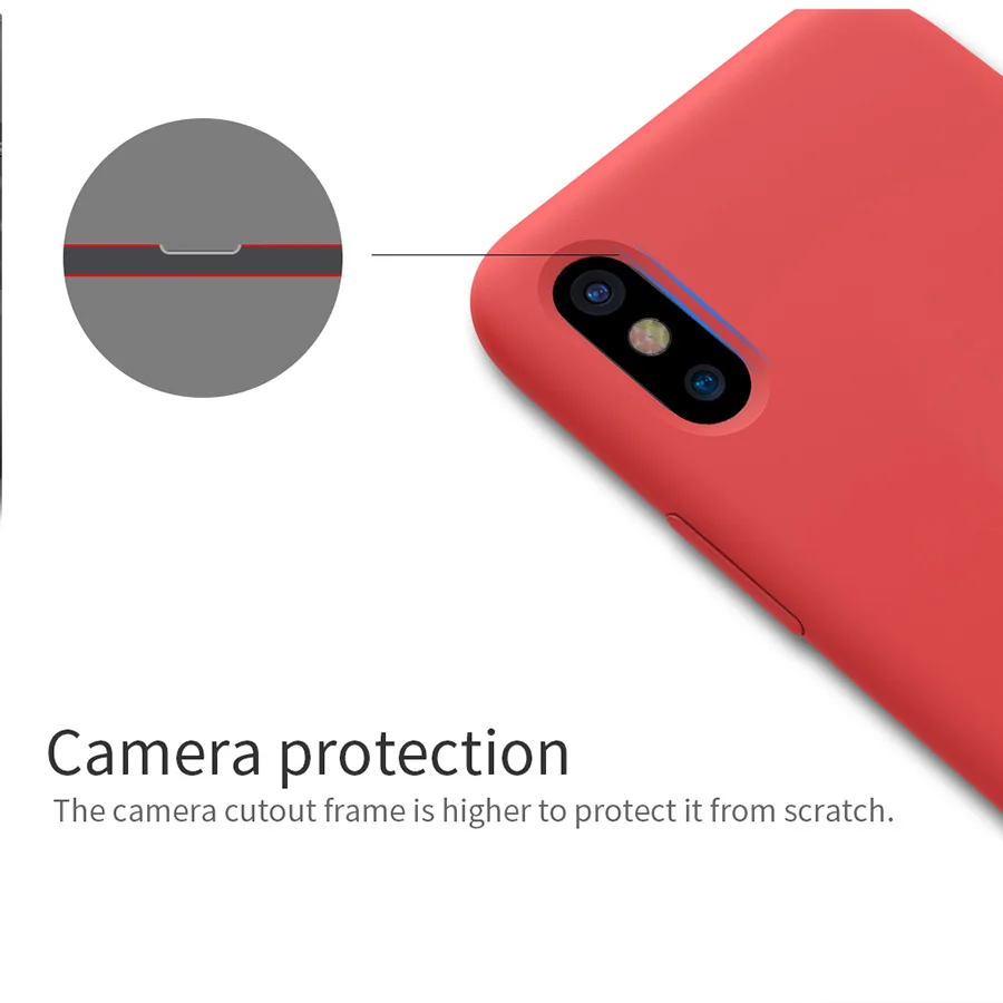 For iphone x funda case cover 5.8 inch Nillkin Liquid Smooth silicone protective shell Protector for luxury |