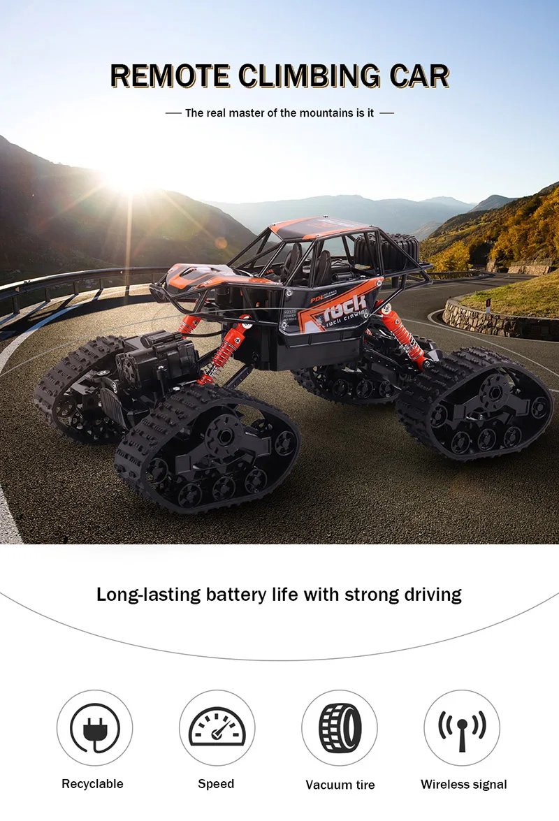 1/16 rc Автомобиль 2,4G внедорожный альпинистский пульт дистанционного управления автомобиль игрушка 4wd радиоуправляемые автомобили играть 20 минут электрическая Игрушечная машина для детей
