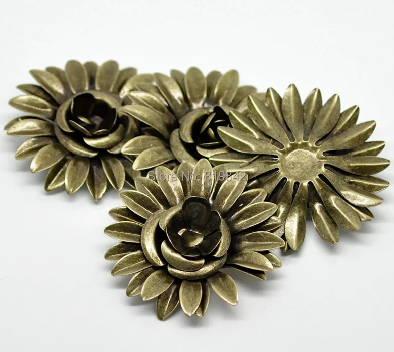 Бесплатная доставка! 10 шт. искусственные цветы металлические поделки подарочное украшение сделай сам 5 8x5 8