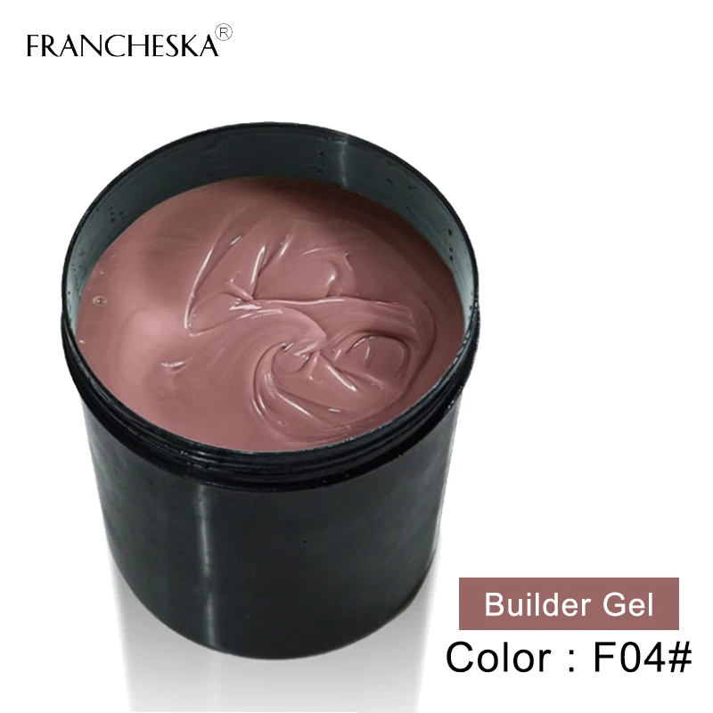 Franceska builder гель 1 кг, Гель-лак для ногтей, акрилгель, камуфляж, прозрачный, прозрачный, наращивание ногтей, строительство, длительный срок