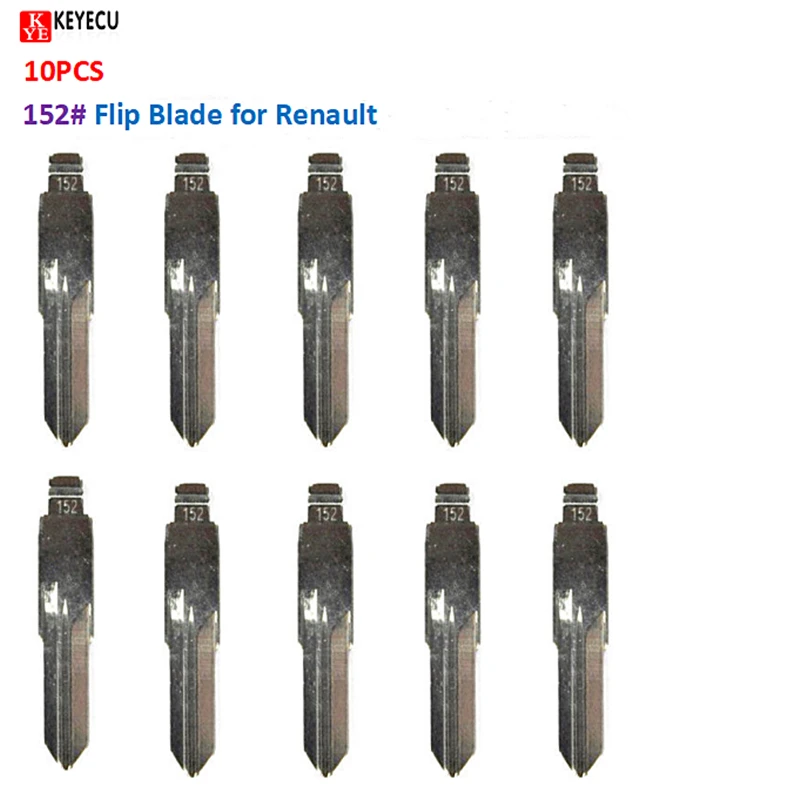 Универсальный пульт дистанционного управления KEYDIY 10 шт. лезвие 152 # Blade для Renault |