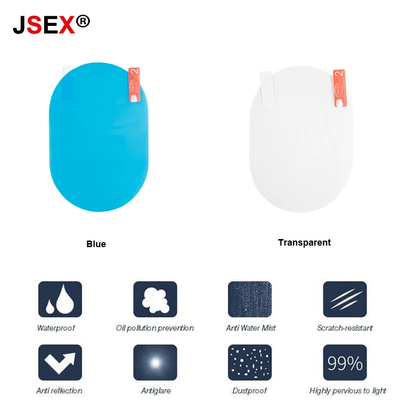 2 шт. Автомобильное зеркало заднего вида защитная пленка анти туман окно