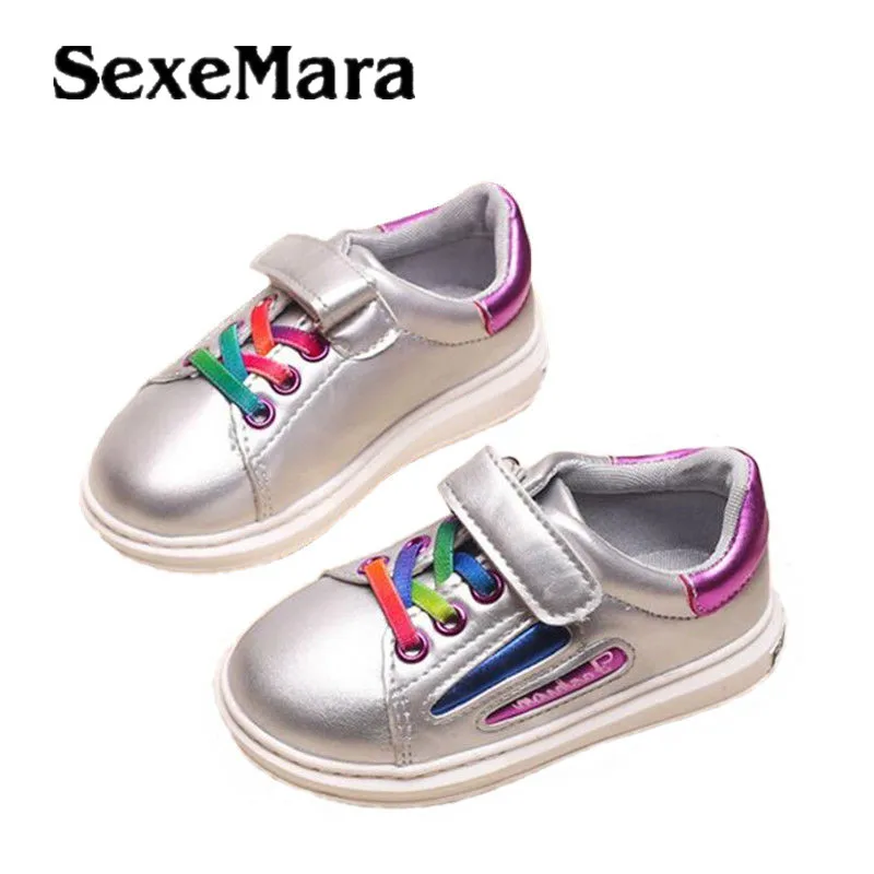 Sexemara для маленьких мальчиков Обувь 2017 брендовые осенние спортивные Дышащие