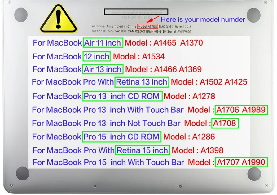 Ноутбук в виде ракушки Пластик жесткий чехол для Macbook Pro 13 A1708 A1706 сенсорной панели