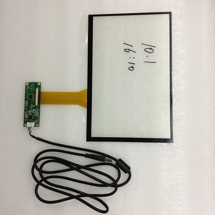 E & M 10 дюймовый 4 точечный емкостный сенсорный экран 16:10 Комплект USB для монитора