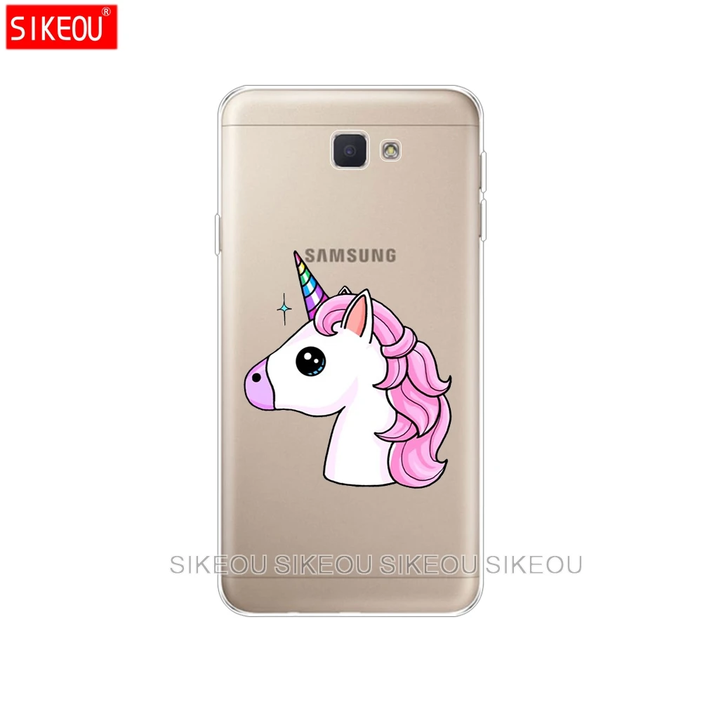 SIKEOU Силиконовые Мягкие ТПУ чехлы для Samsung Galaxy J7 Prime SM G6100 G610F G610M чехол On7 2016