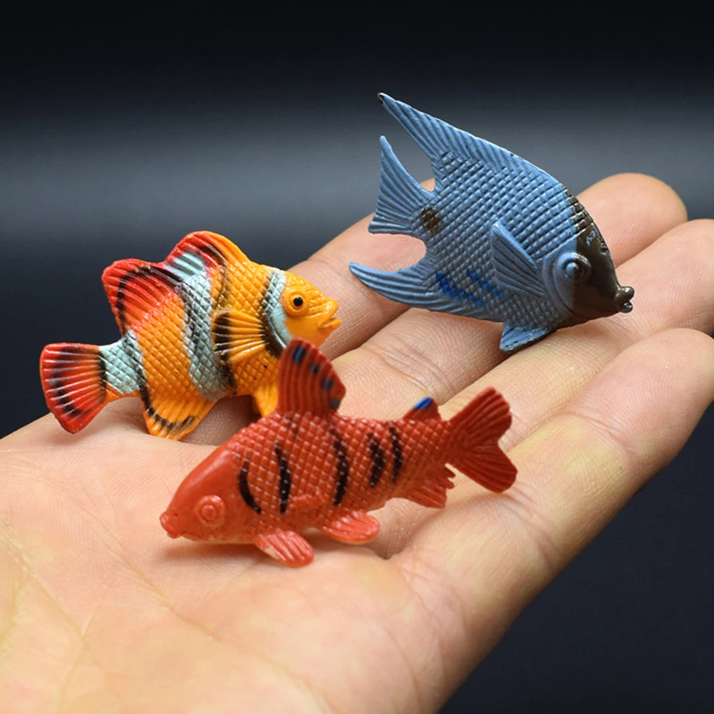 Образование Детские Kids12 шт Мини Тропическое морской рыбы фигурки животных