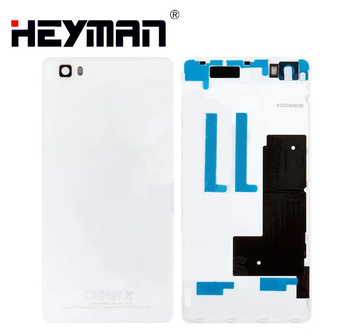 White back Cover Корпус для huawei P8 Lite(ALE L21) ALE-L23 ALE-L02 ЖК-экран средняя передняя рамка держатель рамка задняя крышка батарейный чехол Дверь - Цвет: White back Cover