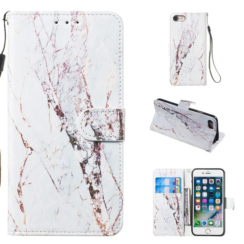 PU кожаный чехол для iPhone X 6 6s 7 8 Plus XS 5s SE мульти держатели карт телефонные чехлы Max XR
