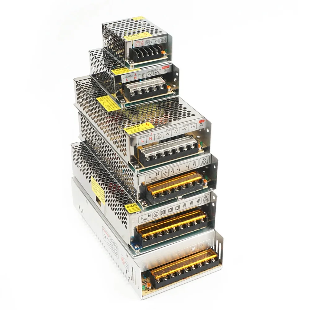 Источник питания DC12V 1A/2A/3A/5A/10A/15A/20/30a импульсный адаптер AC110V 220V трансформатор для