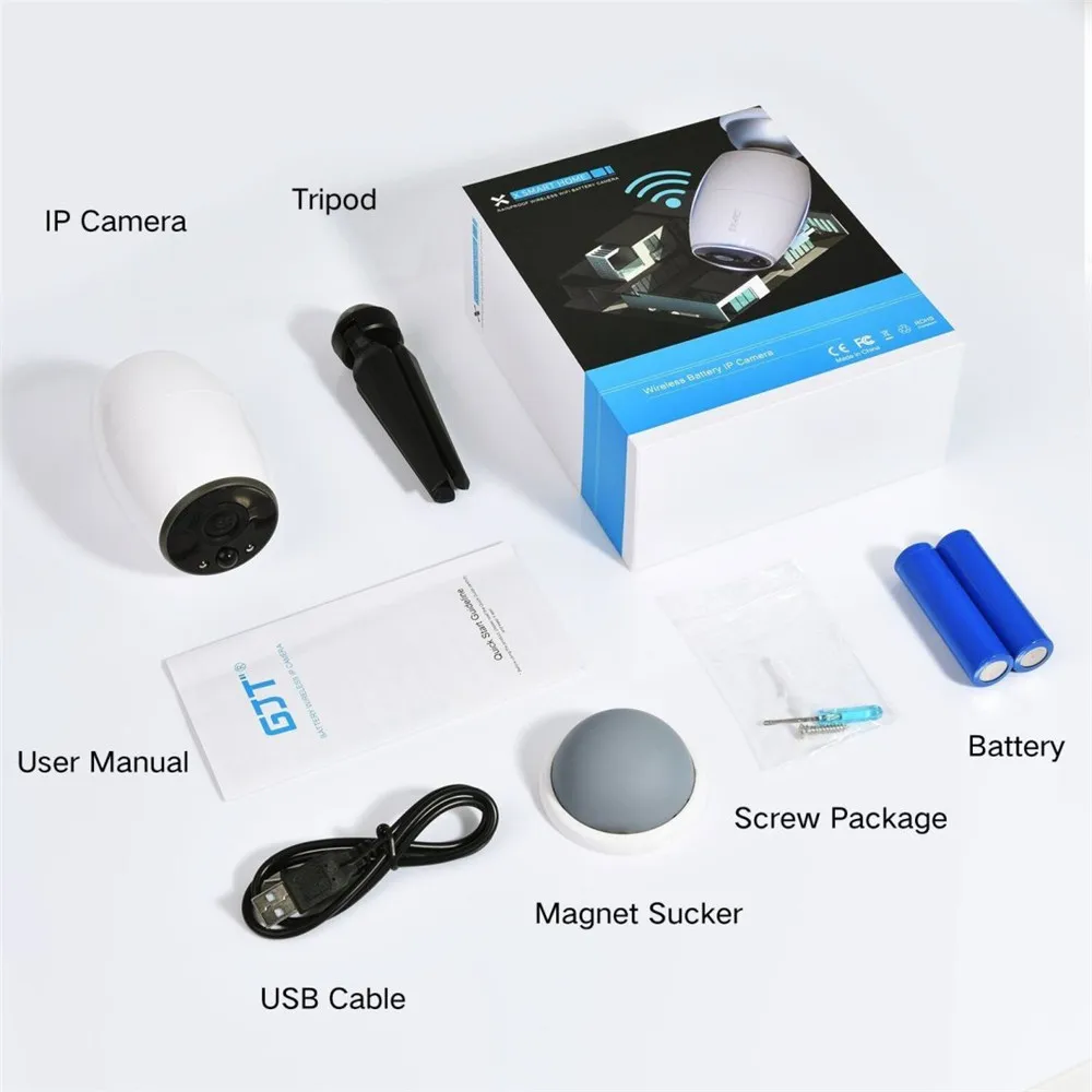 2MP 1080 P беспроводной домофон Детский Монитор ip-камера
