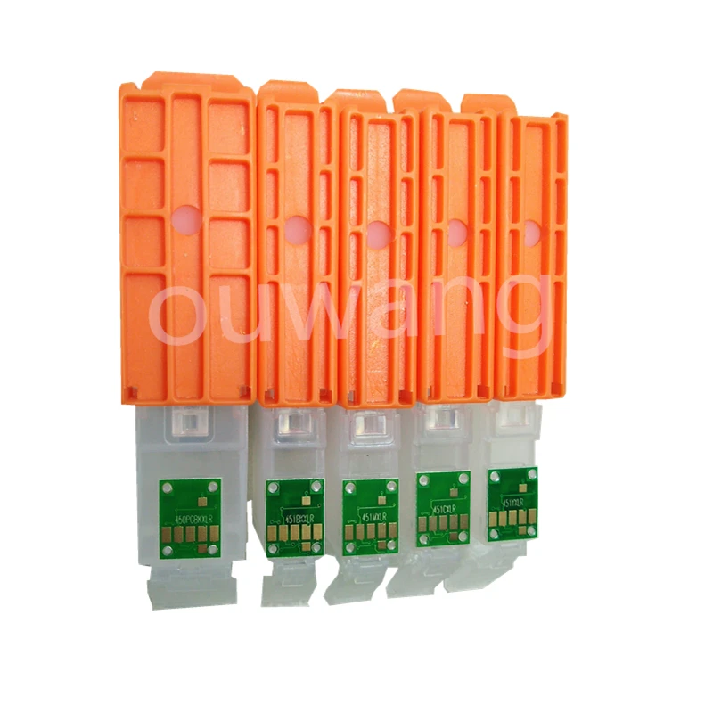 5 шт. PGI470 PGI-470 PGBK CLI-471 BK C M Y многоразовые картриджи для canon MG5740 MG6840 TS5040 TS6040 с чипами