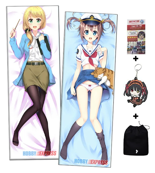 

Hobby Express Ellen Baker & Akeno Misaki - High School Fleet Dakimakura Japanese Hugging Body Pillow Cover ADP16220 - 21