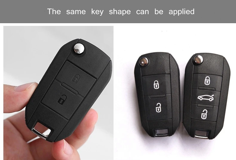 LUNASBORE роскошный Алмазный блестящий чехол для ключа автомобиля/Корпус ключа для Peugeot Citroen