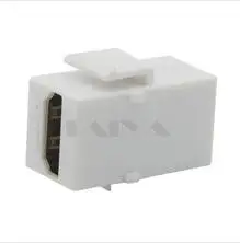 HDMI Keystone Jack, 5 шт HDMI Трапецеидальный соединитель вставка адаптер «Мама-мама» позолоченный(белый - Цвет: White color