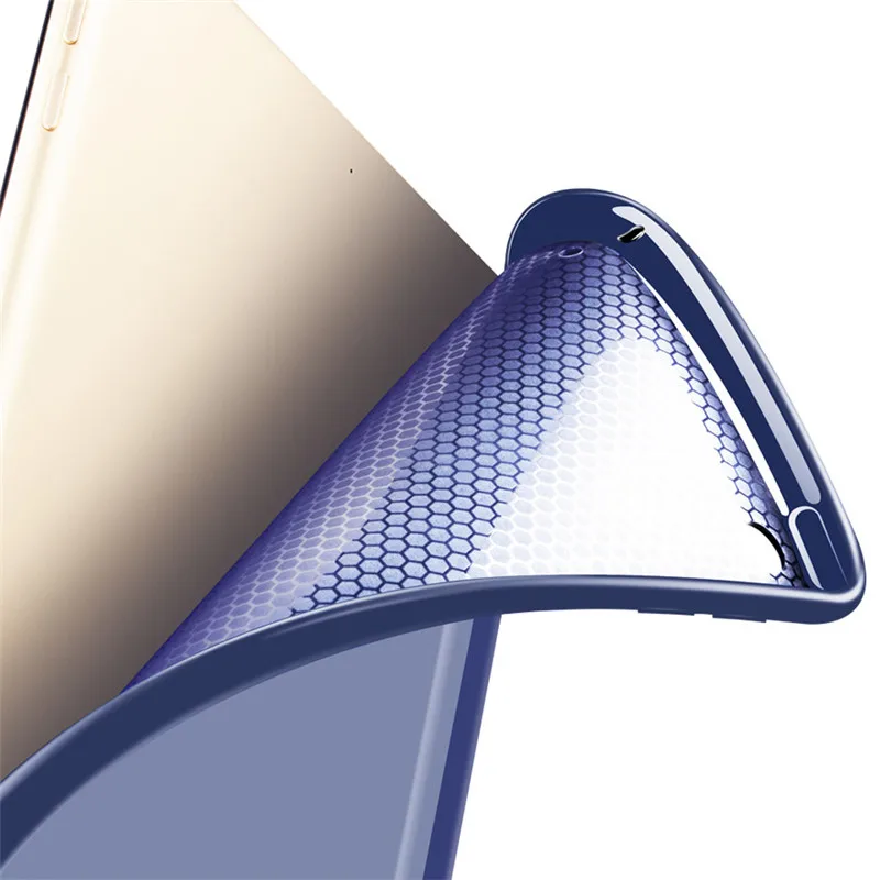 Мягкий силиконовый кожаный чехол для iPad air 3 10 5 дюймов 2019 Pro 2017 Тонкий Магнитный