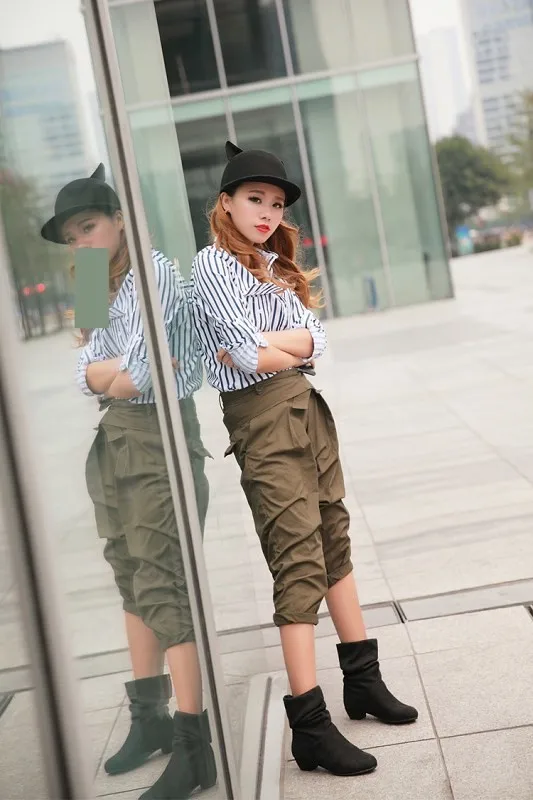 Популярные новые модные бархатные ботинки женские на весну и осень хлопковые