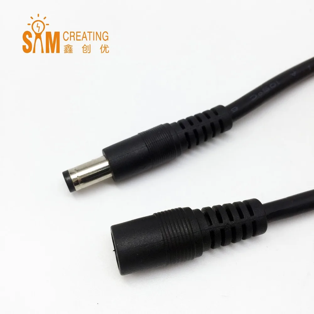 5 шт. 18AWG 10A удлинитель питания кабель DC 5x2 1 мм провод Папа-мама штекер 100 см 150 300 в
