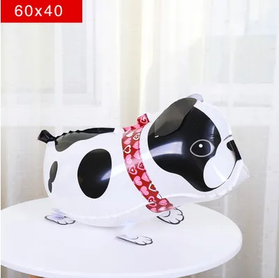 Walking bulldog Единорог вечерние 3D Diy воздушные шары в форме единорога милый Радужный Единорог стоящий воздушный шар фольги Воздушные шары Дети Взрослые события Декор для вечеринки в честь Дня Рождения - Цвет: Walking bulldog