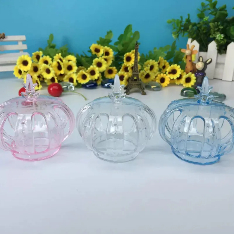 6 шт. прозрачный Пластик лоток коробка конфет для DIY свадебное конфетница, Детская душа на день рождения гостей Подарочная коробка вечерние поставки