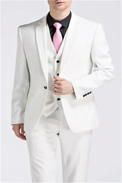 2018 новый стиль белые мужские изысканные костюмы деловое повседневное тонкое