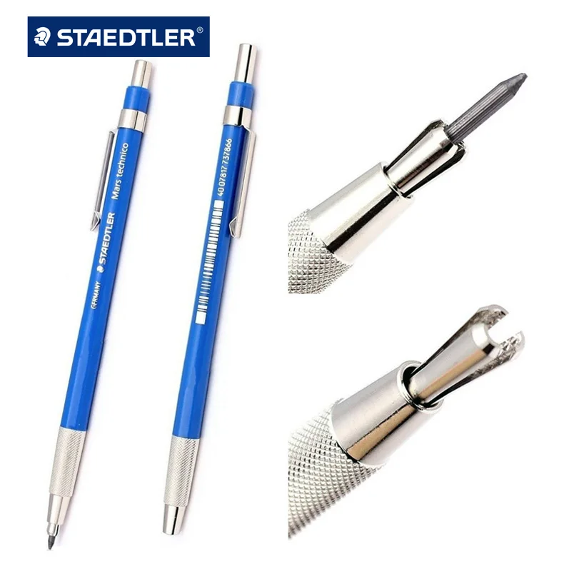 Автоматический механический карандаш Staedtler 780 C Mars technico 2 0 мм держатель с голубым