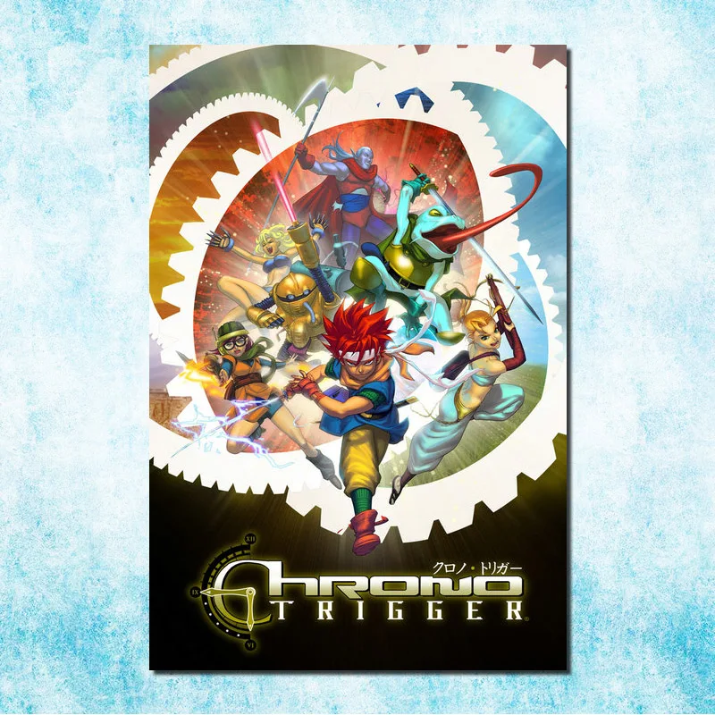 click Chrono Trigger 2 Искусство Шелковый Холст печати плакатов 13x20 24x36 дюймов Классическая игра картинки для гостиной декор комнаты(больше)-2 - Цвет: click